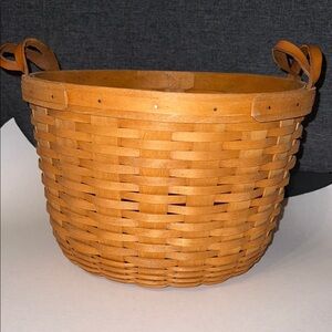 Longaberger Orange Woven Basket